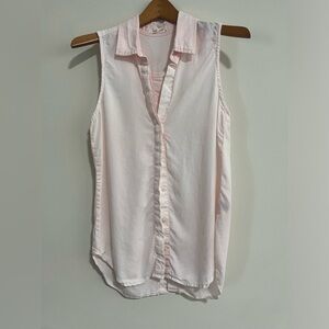 Bella Dahl Sleeveless Button Down Shirt. Size S. Excellent Condition.